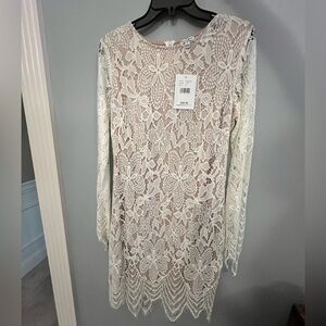 Ivory lace dress from Nordstrom NWT